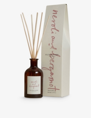 PLUM AND ASHBY: Neroli & Bergamot scented oil diffuser 100ml
