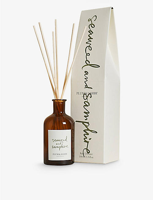 PLUM AND ASHBY: Seaweed & Samphire scented diffuser 100ml