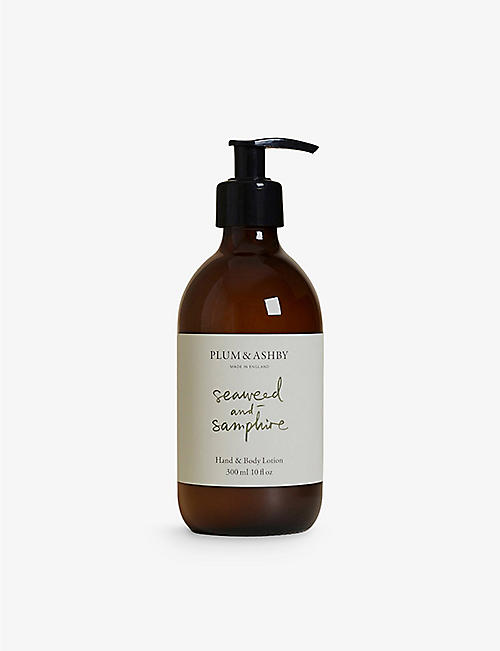 PLUM AND ASHBY: Seaweed & Samphire hand and body lotion 300ml
