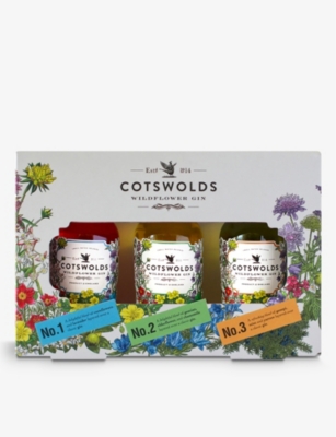 COTSWOLD: Cotswold Wildflower Trio gin gift set 50ml