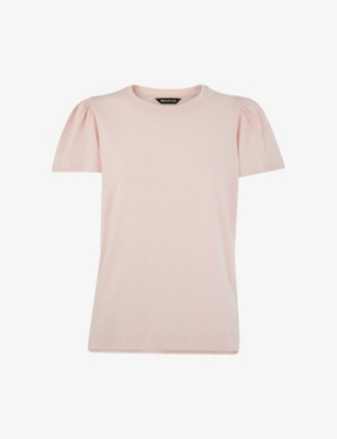 WHISTLES: Frill-sleeved round-neck cotton-jersey T-shirt