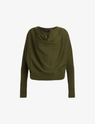 ALLSAINTS: Ridley cropped wool jumper