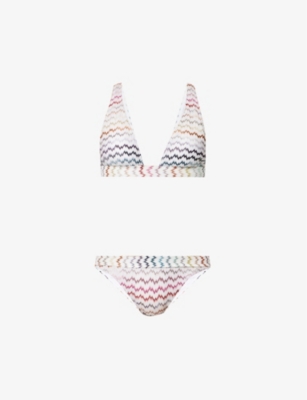 MISSONI Raschel Zigzag Bikini Selfridges