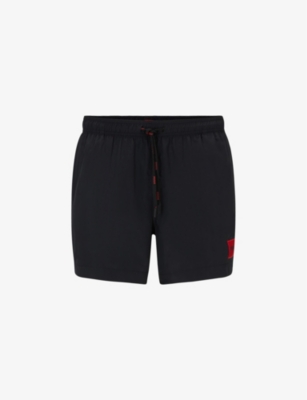 HUGO: Brand-patch quick-drying recycled-nylon swim shorts