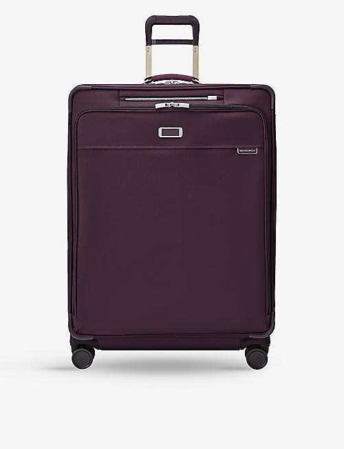 BRIGGS & RILEY: Soft shell 4-wheel expandable suitcase 78cm