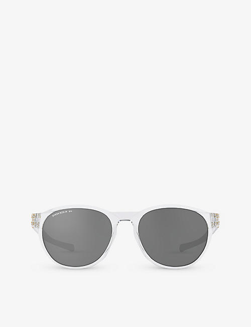 OAKLEY: OO9126 Reedmace round-frame acetate sunglasses