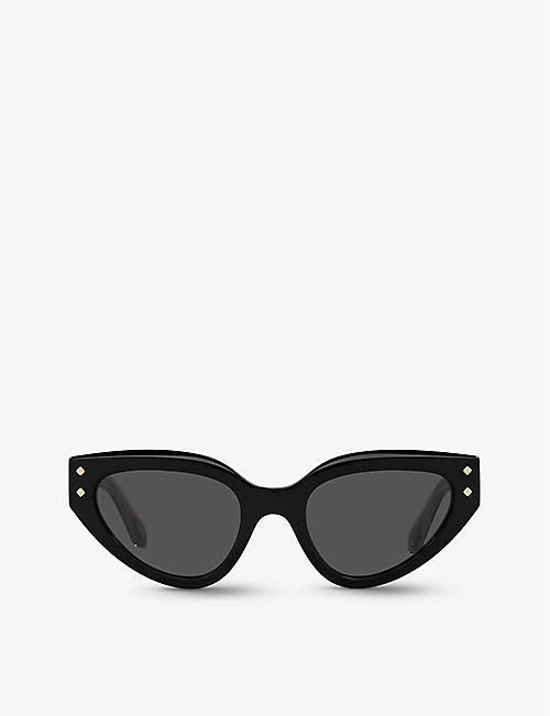 BVLGARI: BV8256 cat-eye-frame acetate sunglasses