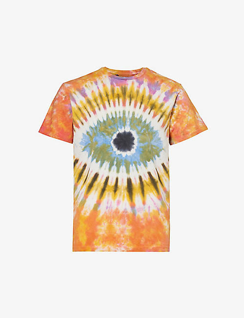 GALLERY DEPT: Eye tie-die pattern cotton-jersey T-shirt