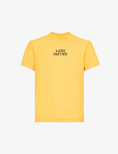 GALLERY DEPT: Logo-print short-sleeved cotton-jersey T-shirt
