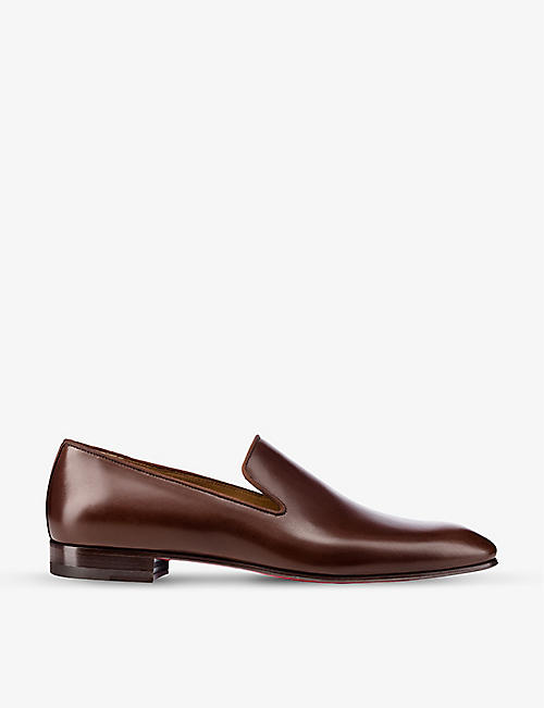 CHRISTIAN LOUBOUTIN: Dandelion leather loafers