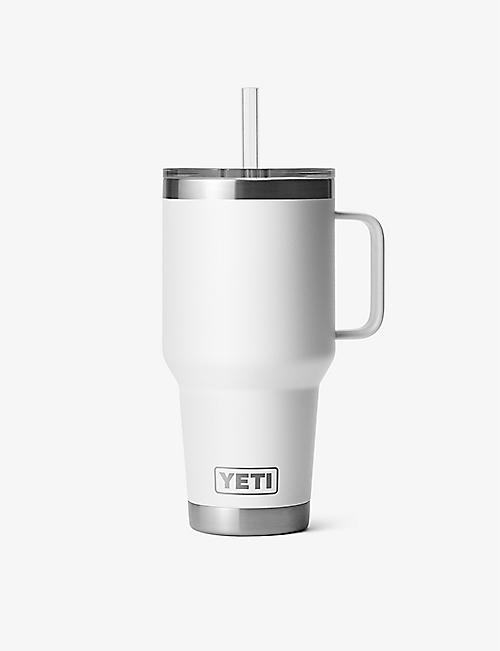 YETI: Rambler 35 0z stainless-steel straw mug 994ml
