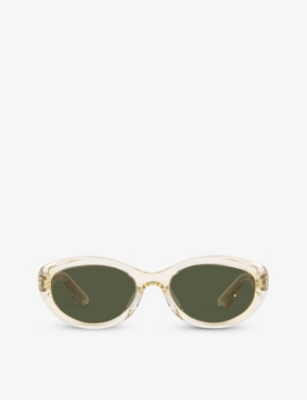 OLIVER PEOPLES: OV5513SU round-frame acetate sunglasses
