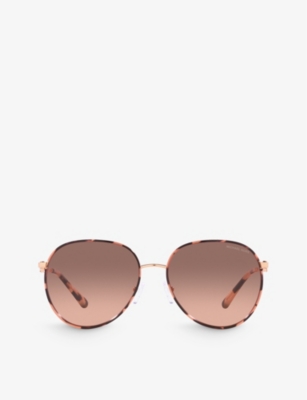 MICHAEL KORS: MK1128J Empire round-frame tortoiseshell acetate sunglasses