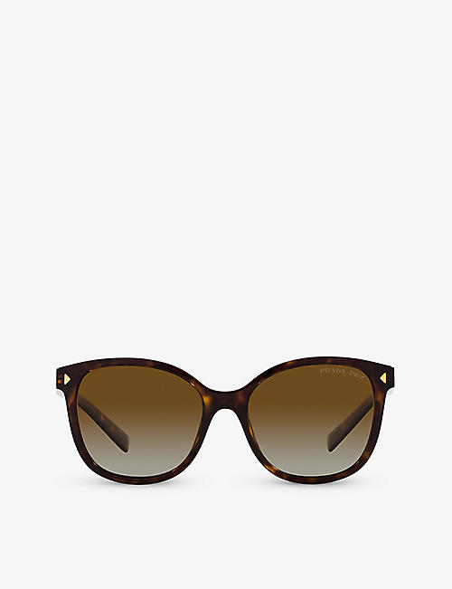 PRADA: PR 22ZS square-frame acetate sunglasses