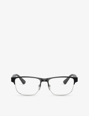 PRADA: PR 57ZV pillow-frame acetate optical glasses