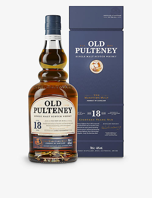 OLD PULTENEY: Old Pulteney 18 year-old single-malt Scotch whisky 700ml