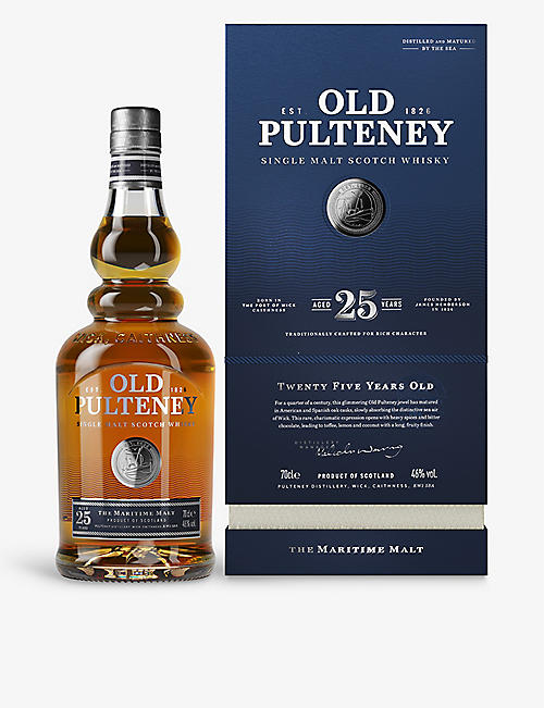 OLD PULTENEY: Old Pulteney 25 year-old single-malt Scotch whisky 700ml