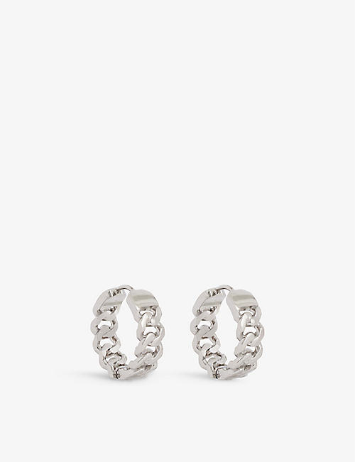 VITALY: Spatial stainless-steel earrings