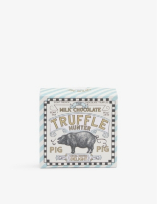 THE CHOCOLATE GIFTING COMPANY: Truffle Hunter Pig cocoa-dusted milk chocolate truffles 80g