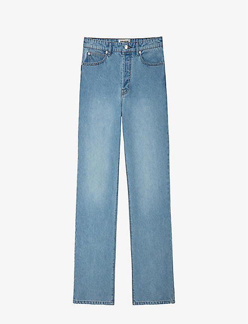 ZADIG&VOLTAIRE: Evy flared-leg mid-rise denim jeans