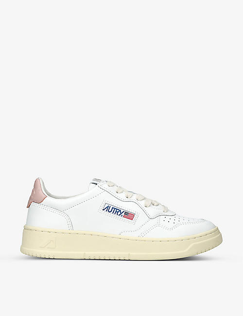 AUTRY: Medalist leather low-top trainers