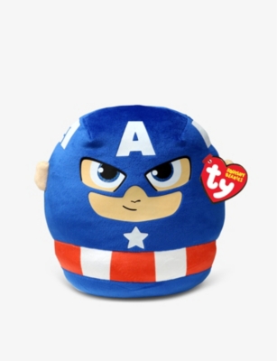 TY: Captain America beanie soft toy 25cm