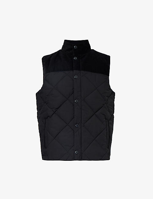 BARBOUR: Funnel-neck quilted regular-fit shell gilet
