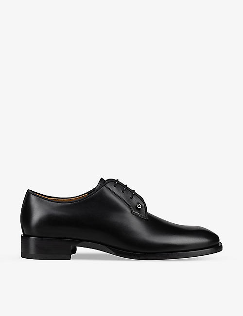 CHRISTIAN LOUBOUTIN: Chambeliss leather derby shoes