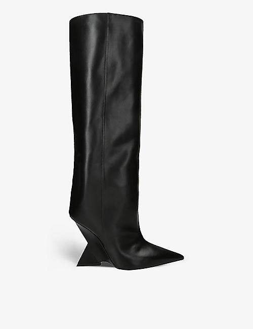 ATTICO: Cheope knee-high leather boots