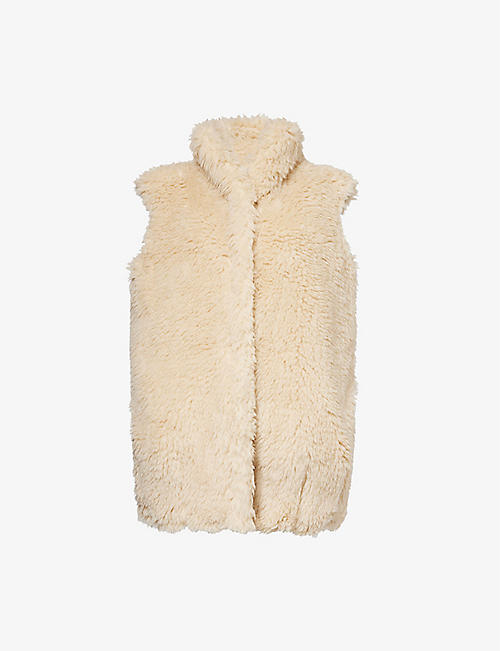 CONNER IVES: Fleece-textured oversized wool-blend gilet