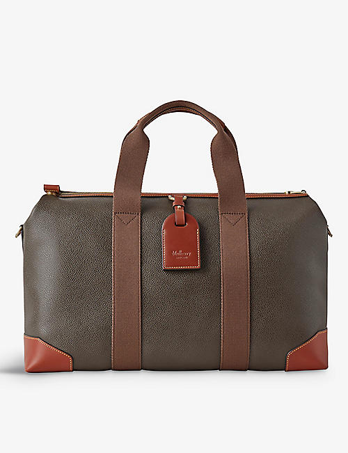 MULBERRY: Heritage Day Clipper faux-leather holdall bag