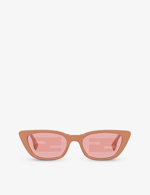 FENDI: FE40089I cat-eye acetate sunglasses