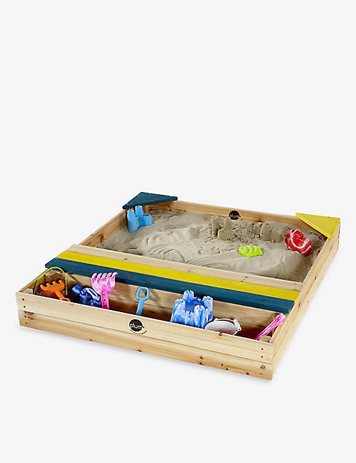 PLUM: Store-it wooden sand pit and cover