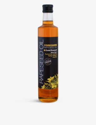 YORKSHIRE RAPESEED OIL: Yorkshire Rapeseed cold-pressed extra-virgin rapeseed oil 500ml