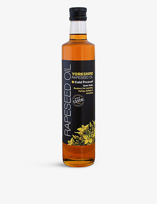 YORKSHIRE RAPESEED OIL: Yorkshire Rapeseed cold-pressed extra-virgin rapeseed oil 500ml