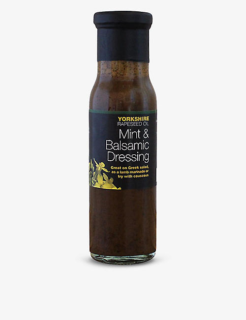 YORKSHIRE RAPESEED OIL: Yorkshire Rapeseed mint and balsamic dressing 220ml