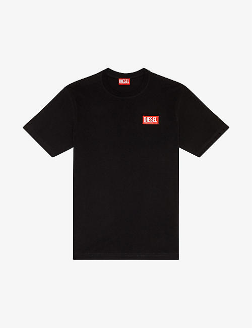 DIESEL: T-Just logo-print short-sleeve cotton T-shirt