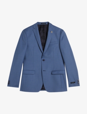 TED BAKER: Camdejs slim-fit single-breasted wool suit jacket