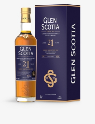 GLEN SCOTIA: Glen Scotia 21-year-old single-malt Scotch whisky 700ml