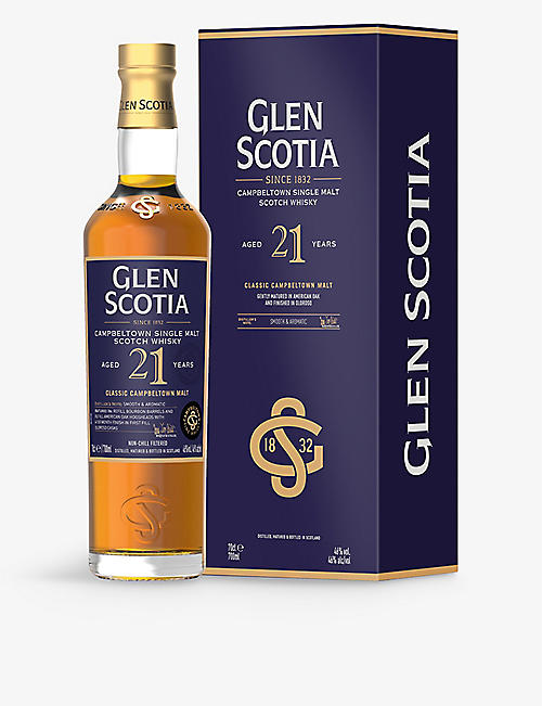 GLEN SCOTIA: Glen Scotia 21-year-old single-malt Scotch whisky 700ml