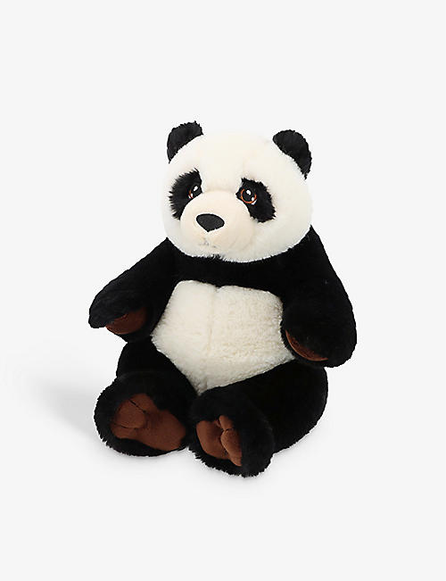 KEEL: Keel Eco Huggy Panda recycled-polyester soft toy 28cm