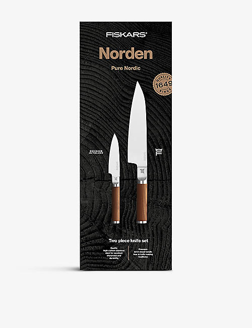 FISKARS: Norden stainless-steel knife set of two