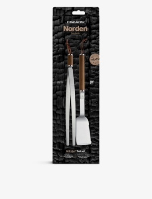 FISKARS: Norden stainless-steel grill chef tool set