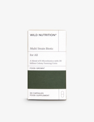 WILD NUTRITION: Multi Strain Biotic supplements 30 capsules