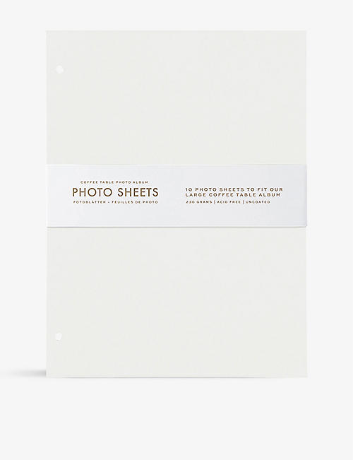 PRINT WORKS: Photo Album refill paper pack of 10