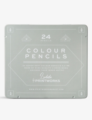 PRINT WORKS: Classic colouring pencils set of 24