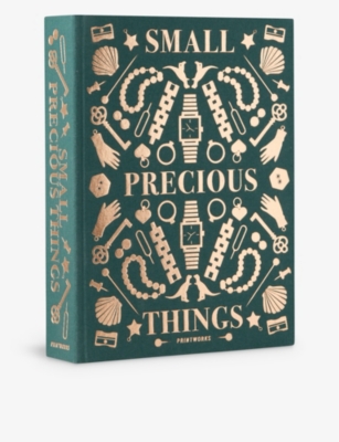 PRINT WORKS: Small Precious Things graphic-print storage box 19cm x 26cm