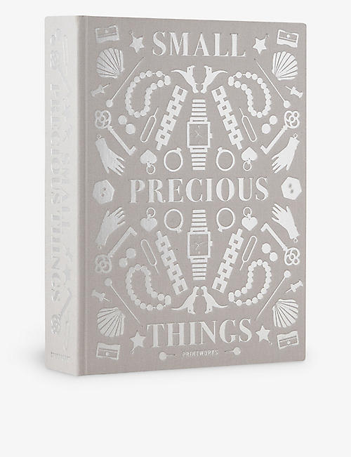 PRINT WORKS: Small Precious Things graphic-print storage box 19cm x 26cm