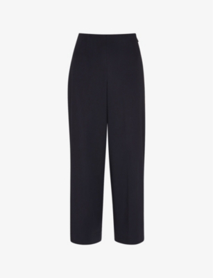 WHISTLES: Katie straight-leg mid-rise stretch-woven trousers