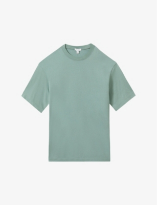 REISS: Tate short-sleeve relaxed-fit cotton T-shirt